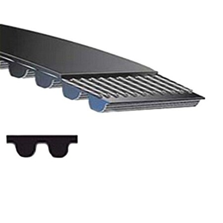 Gates Synchronous Belt, 5MM Pitch, 670MM Pitch Length, 15MM Belt Width HTD 670-5M-15